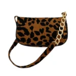 Chic Brown Houndstooth Bag - Alif Bags