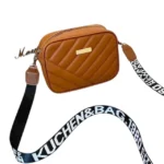 Elorina Luxe Camel Crossbody - Alif Bags