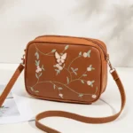 Butterfly Brown Crossbody Bag - Alif Bags - Image 4