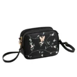 Butterfly Black Crossbody Bag - Alif Bags - Image 3